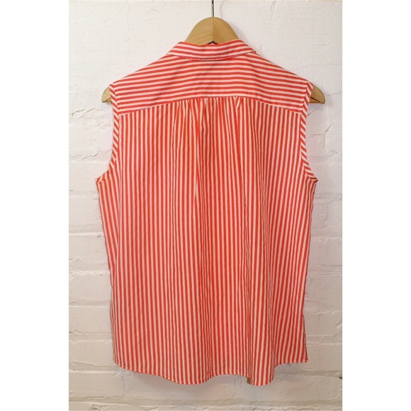 Maison Scotch | Stripped Button Down sleeveless Top - Picture 2 of 2
